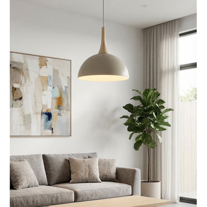 Luster na lanku NAUTICA 1xGX53/12W/230V béžový