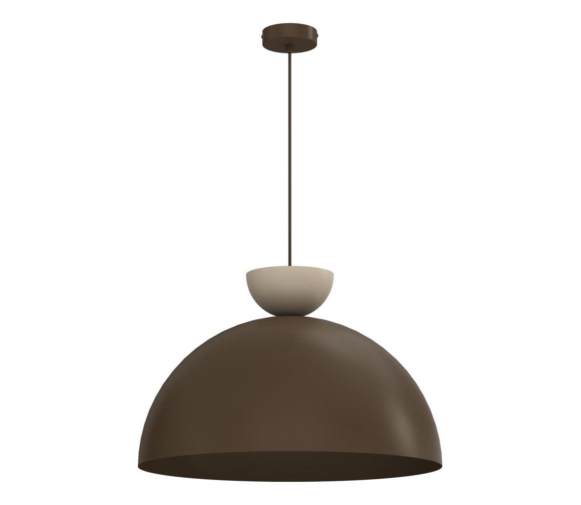 Luster na lanku NEVIS 1xE27/15W/230V pr. 50 cm hnedá 9714A