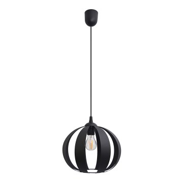 Luster na lanku NEWTON 1xE27/15W/230V čierna