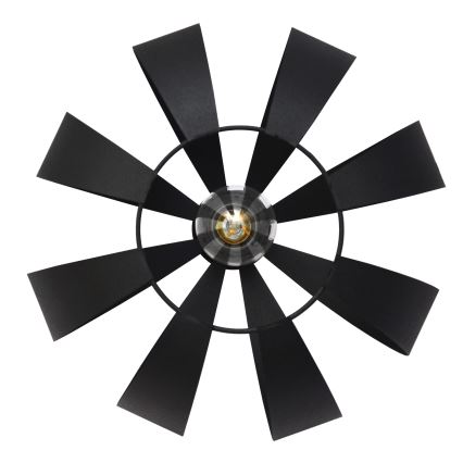 Luster na lanku NEWTON 1xE27/15W/230V čierna