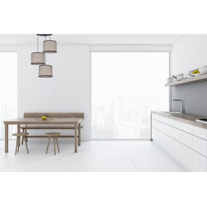Luster na lanku NEXO 3xE27/60W/230V pr. 45 cm