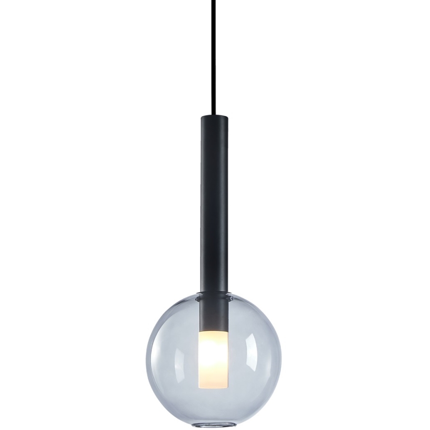Luster na lanku NIKO 1xG9/9W/230V pr. 15 cm čierna