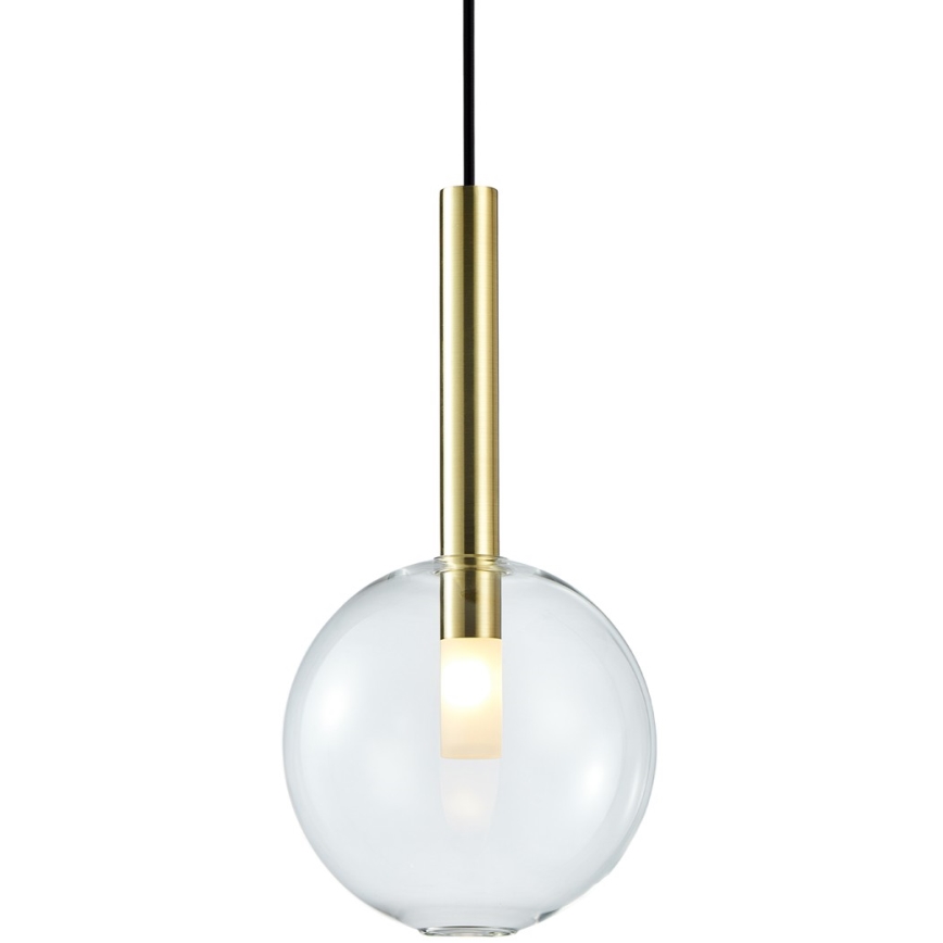 Luster na lanku NIKO 1xG9/9W/230V pr. 20 cm zlatá