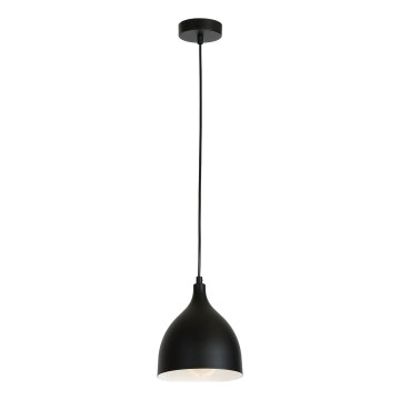 Luster na lanku NOAK 1xE27/15W/230V čierna