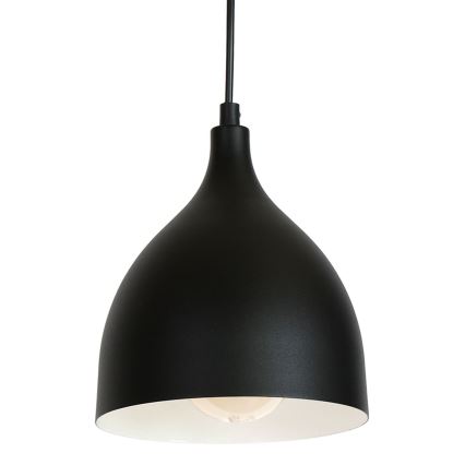 Luster na lanku NOAK 2xE27/15W/230V čierna
