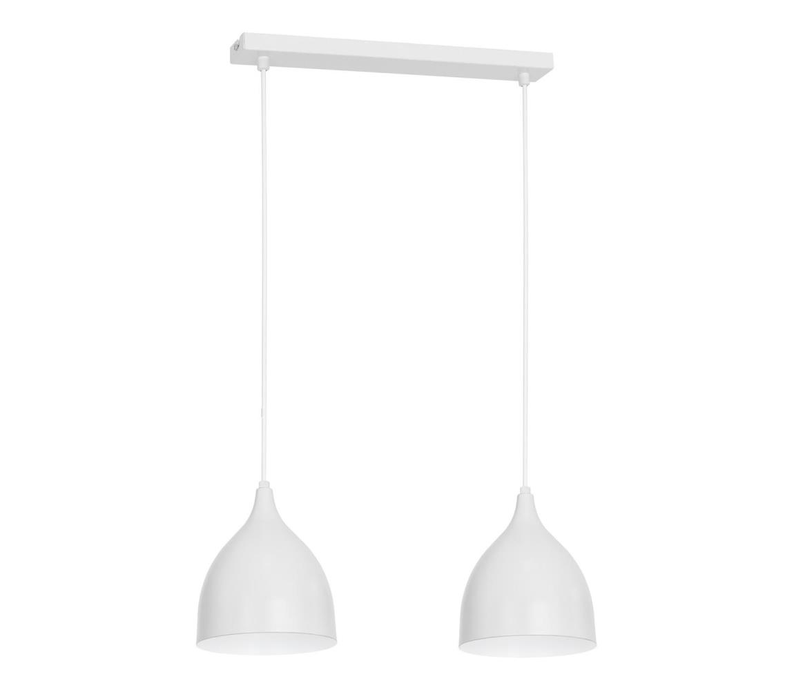 Luster na lanku NOAK 2xE27/15W/230V šedá