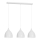 Luster na lanku NOAK 3xE27/15W/230V biela