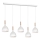 Luster na lanku NOAK 5xE27/15W/230V biela/buk