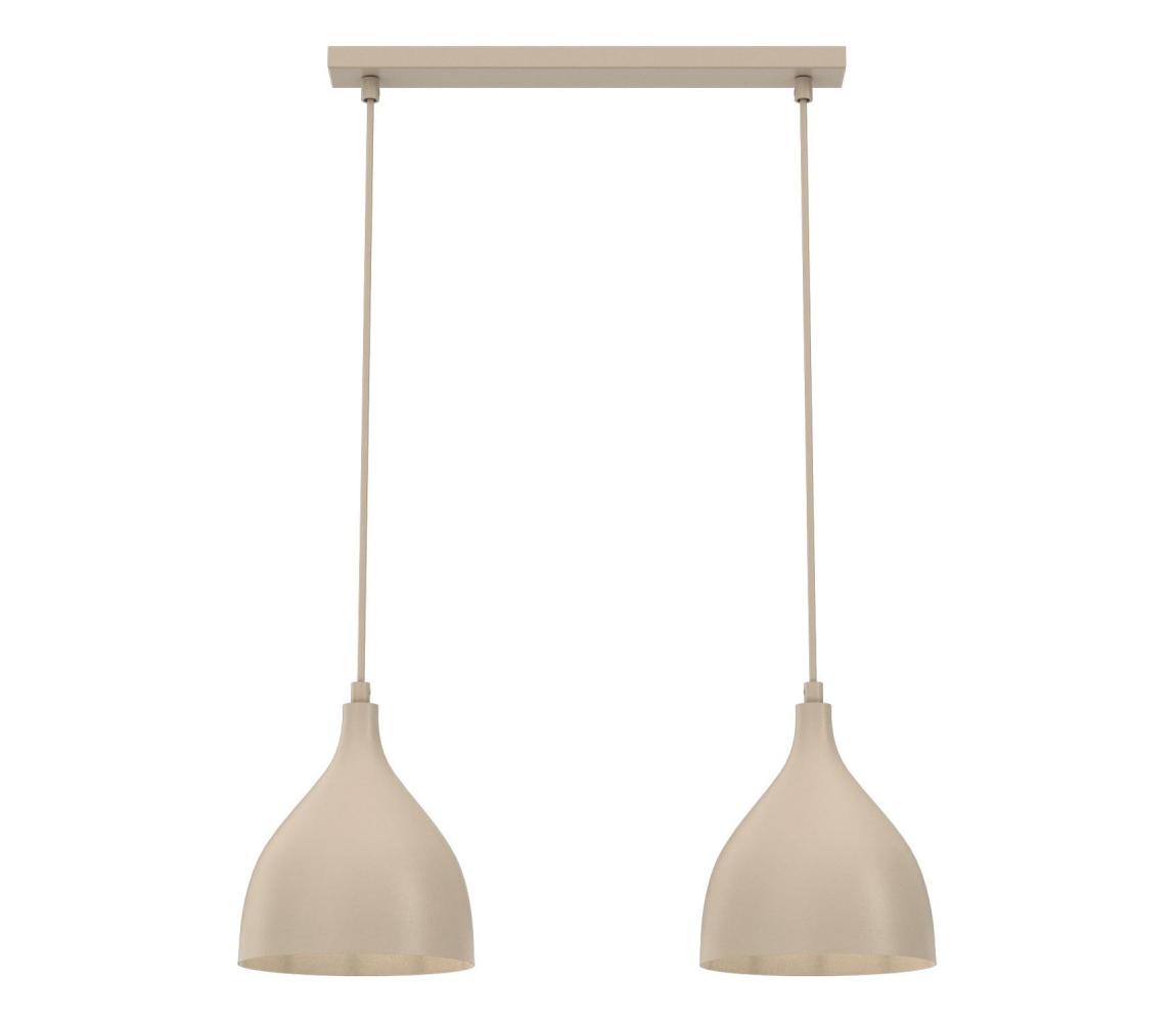 Luster na lanku NOAK CLASSIC 2xE27/15W/230V béžový 6230