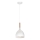 Luster na lanku NOAK WOOD 1xE27/15W/230V biela/buk