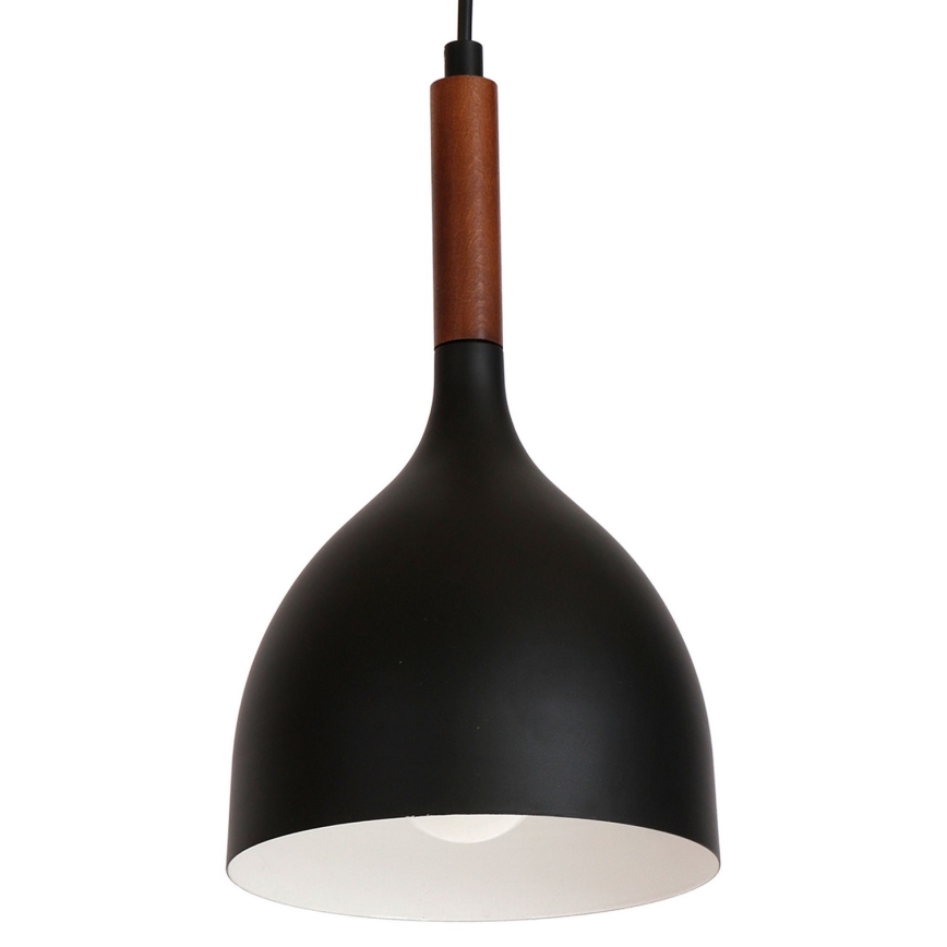 Luster na lanku NOAK WOOD 1xE27/60W/230V