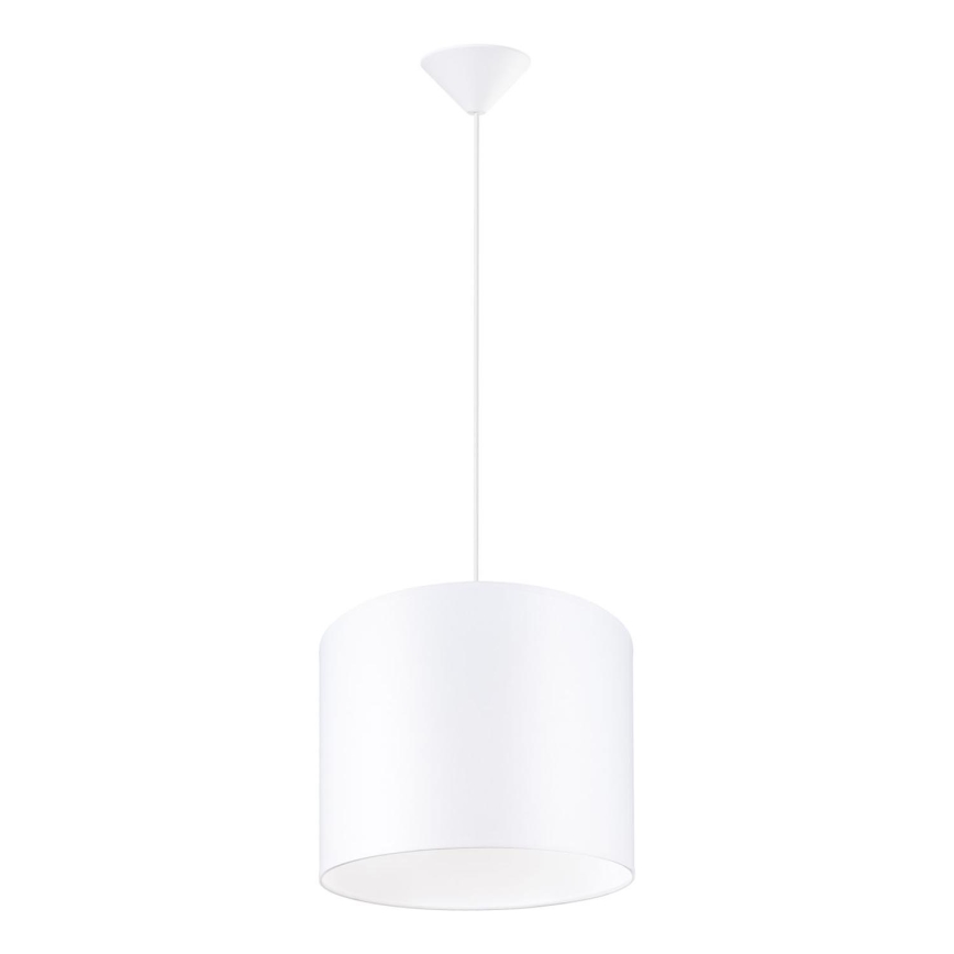 Luster na lanku NOVA 1xE27/15W/230V pr. 30 cm biela