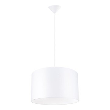 Luster na lanku NOVA 1xE27/15W/230V pr. 40 cm biela