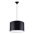 Luster na lanku NOVA 1xE27/15W/230V pr. 40 cm čierna
