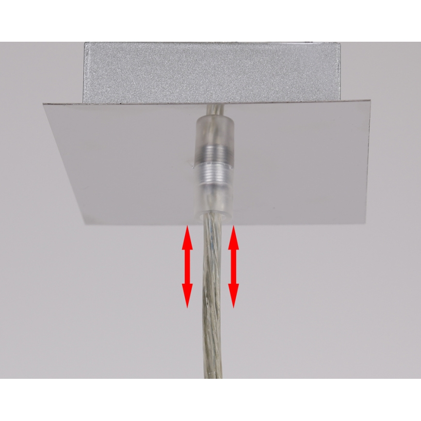 Luster na lanku ODEN 1xG9/40W/230V pr. 12 cm