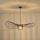 Luster na lanku OGGI 1xE27/40W/230V pr. 100 cm čierna
