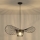 Luster na lanku OGGI 1xE27/40W/230V pr. 60 cm čierna