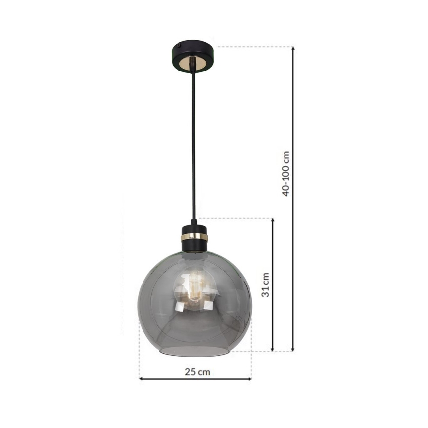 Luster na lanku OMEGA 1xE27/60W/230V