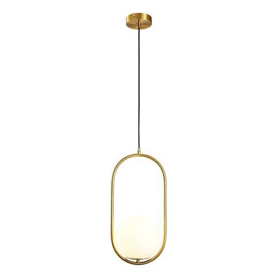 Luster na lanku ORBA 1xE27/15W/230V mosadz