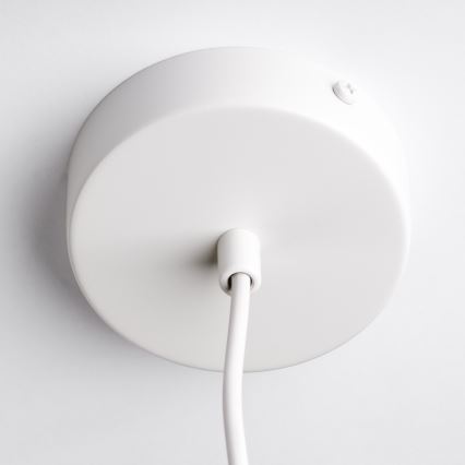 Luster na lanku OVELLA 1xE27/15W/230V pr. 34 cm krémový