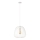 Luster na lanku OVELLA 1xE27/15W/230V priemer 36 cm krémový