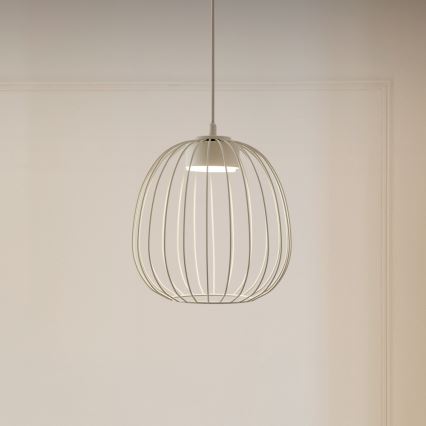 Luster na lanku OVELLA 1xGX53/10W/230V pr. 25 cm krémový
