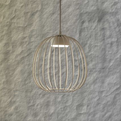Luster na lanku OVELLA 1xGX53/10W/230V pr. 25 cm krémový