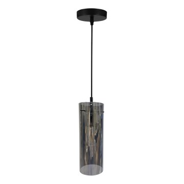 Luster na lanku PADOVA 1xE27/15W/230V čierna