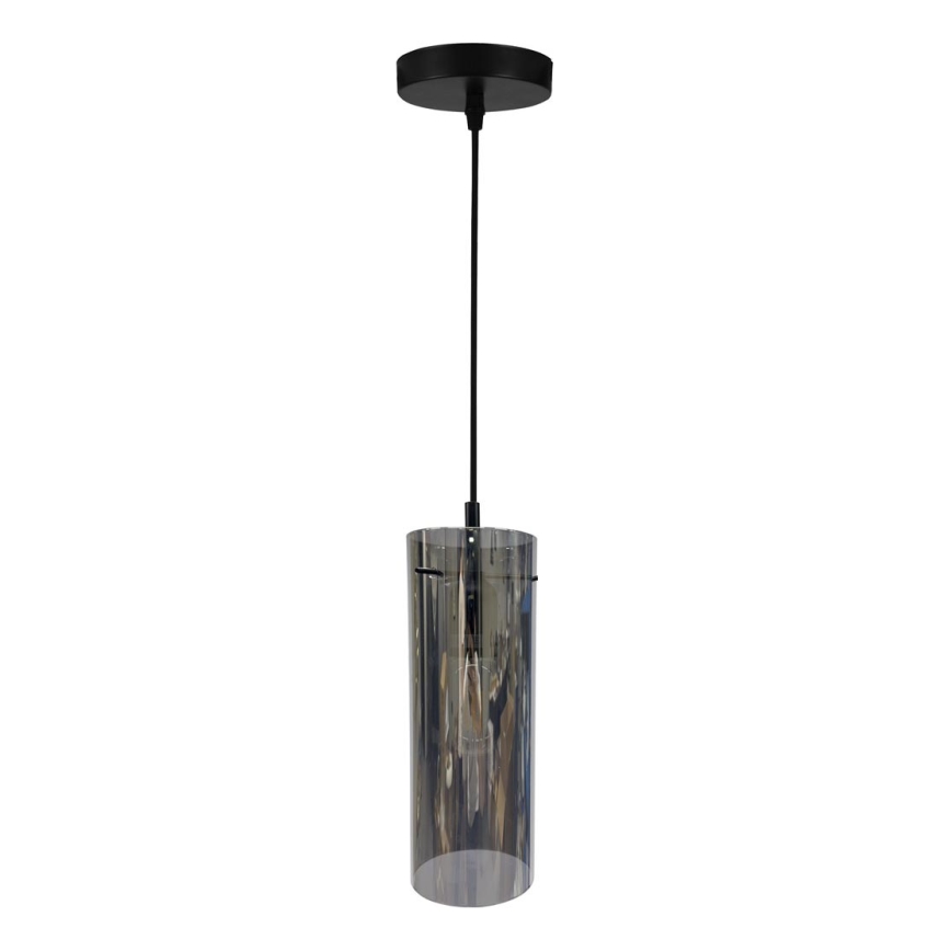 Luster na lanku PADOVA 1xE27/15W/230V čierna