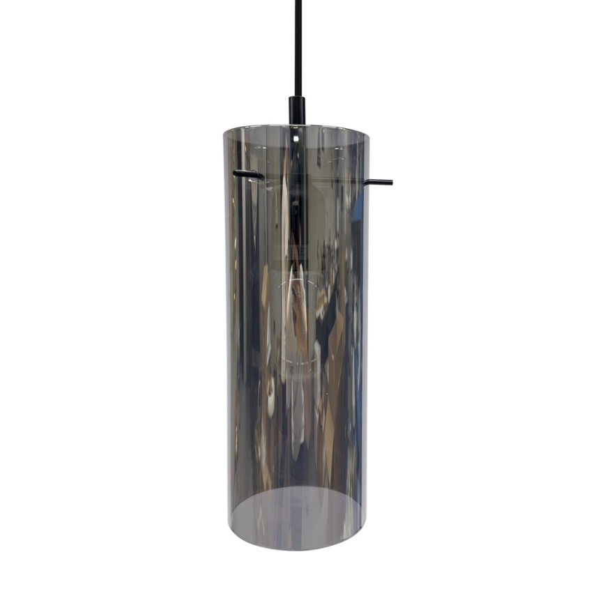 Luster na lanku PADOVA 1xE27/15W/230V čierna