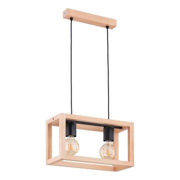 Luster na lanku PAKO 2xE27/15W/230V béžová