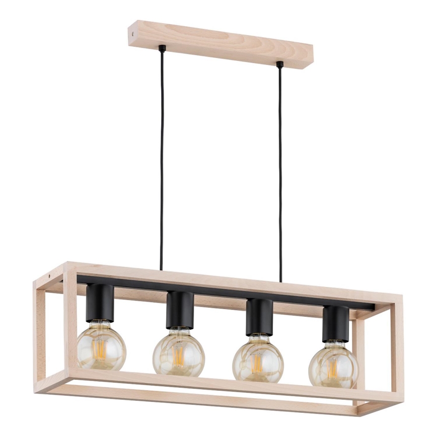 Luster na lanku PAKO 4xE27/15W/230V béžová