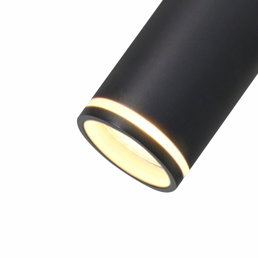 Luster na lanku PARIS 4xGU10/12W/230V čierna