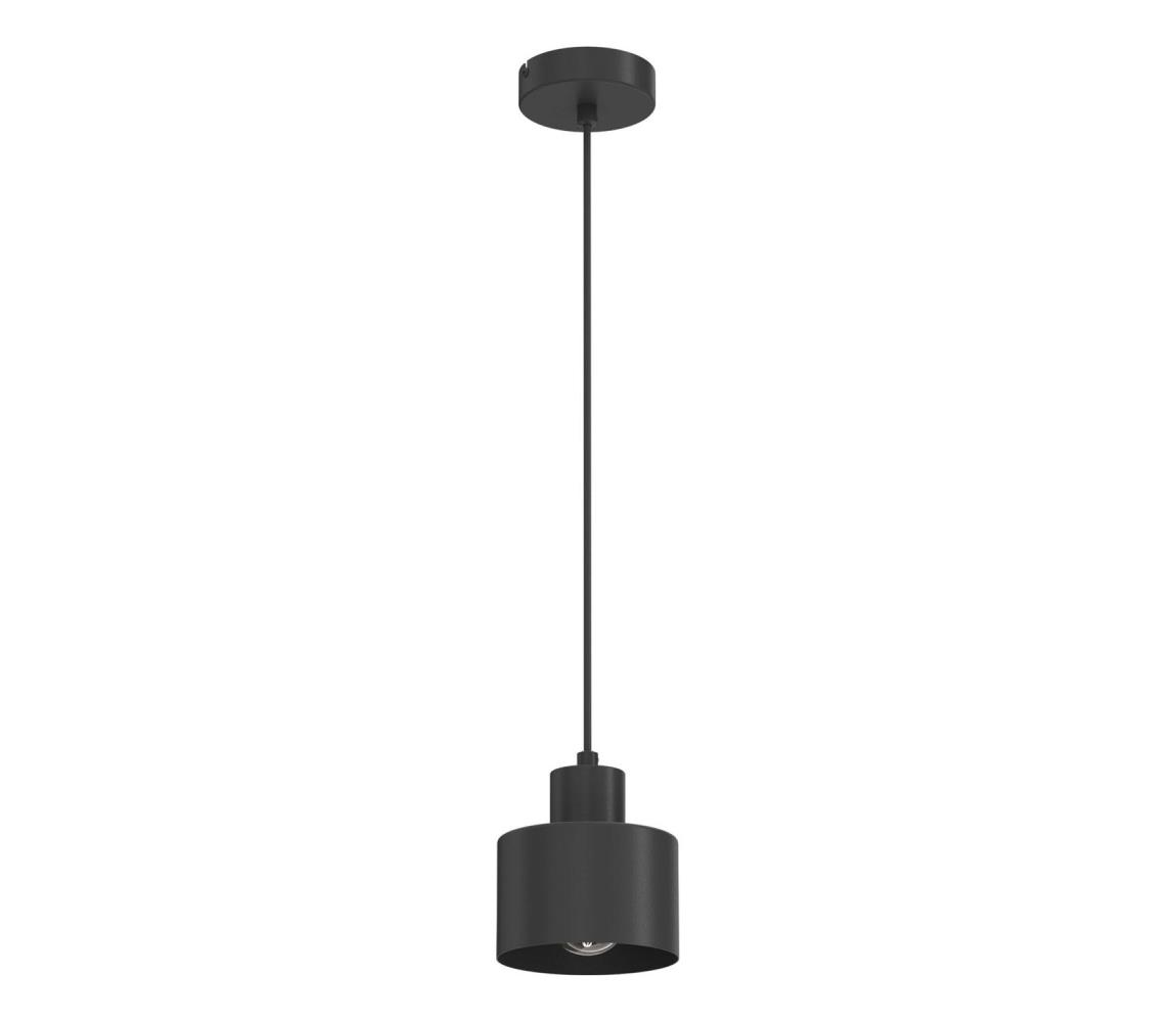 Luster na lanku PARKLA 1xE27/15W/230V čierny 8776