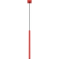 Luster na lanku PASTELO 1xG9/8W/230V červený