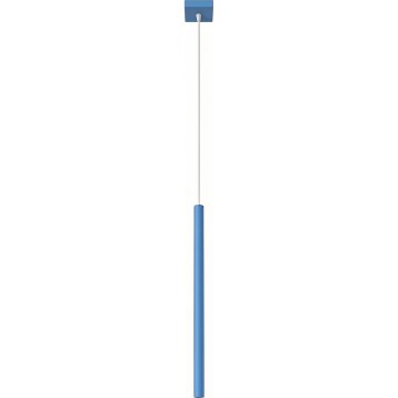 Luster na lanku PASTELO 1xG9/8W/230V modrý
