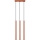 Luster na lanku PASTELO 3xG9/8W/230V červená