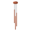 Luster na lanku PASTELO 3xG9/8W/230V červená