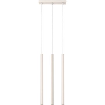 Luster na lanku PASTELO 3xG9/8W/230V krémová
