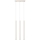 Luster na lanku PASTELO 3xG9/8W/230V krémová