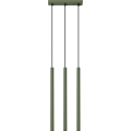 Luster na lanku PASTELO 3xG9/8W/230V zelená