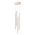 Luster na lanku PASTELO 5xG9/8W/230V krémová