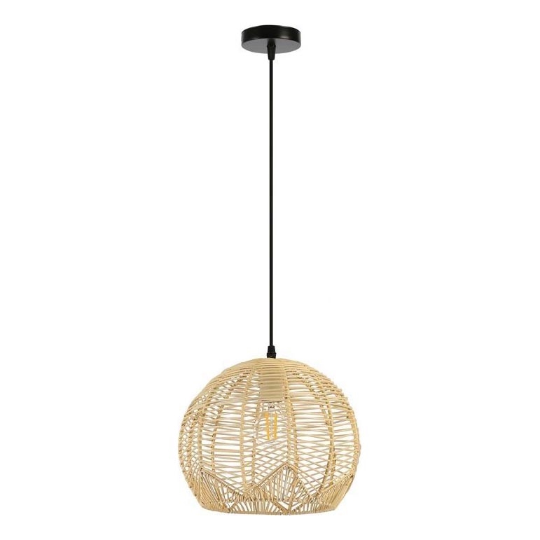 Luster na lanku PELO 1xE27/40W/230V pr. 30 cm ratan