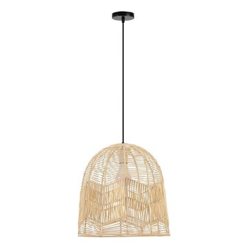 Luster na lanku PELO 1xE27/40W/230V pr. 40 cm ratan