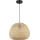 Luster na lanku PETRA 1xE27/15W/230V bambus