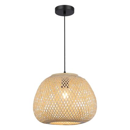 Luster na lanku PETRA 1xE27/15W/230V bambus