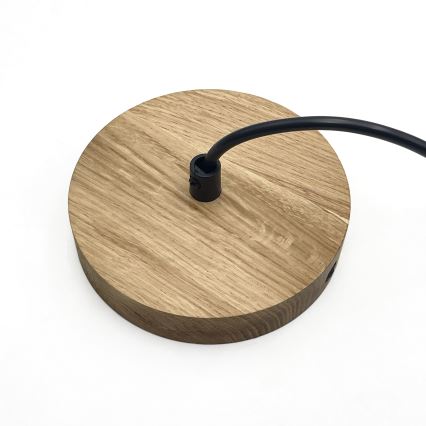 Luster na lanku PIA 1xE27/60W/230V pr. 30 cm dub