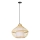 Luster na lanku PINCHOS 1xE27/40W/230V pr. 40 cm bambus