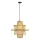 Luster na lanku PINCHOS 1xE27/40W/230V pr. 45 cm bambus