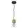 Luster na lanku PINO 1xE27/60W/230V borovica